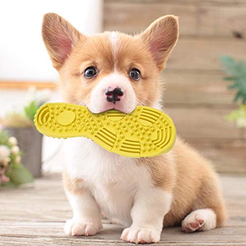 Pssopp Juguete para Masticar con Forma de Zapatillas, Juguete para Masticar para Mascotas, Juguete de Goma para Masticar y morder para Mascotas, Juguete Interactivo para Mascotas