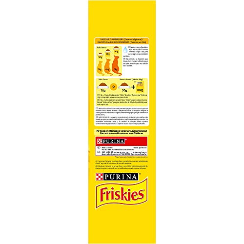 Purina Friskies Pienso para Gato Adulto Atún y Verduras 6x1,5 Kg (Total 9kg)