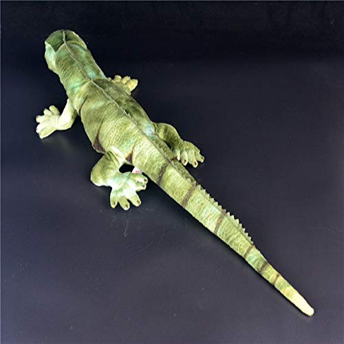 shenlanyu Juguete de Peluche 66cm Real Life Lizard Plush Toy Realistic Stuffed Wild Animal Toy Realista Green Lizard Toy Regalos para Niños