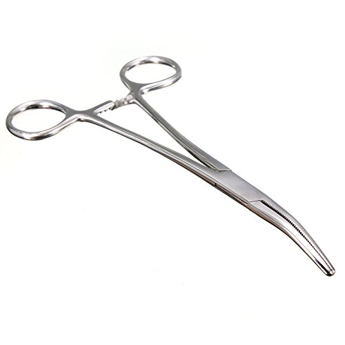 Starmood - Pinzas para pinzas de hemostat de mascota con cabeza curvada y recta