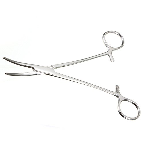 Starmood - Pinzas para pinzas de hemostat de mascota con cabeza curvada y recta