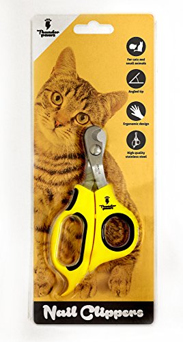 Thunderpaws Garra Profesional, protección Bloqueo de Seguridad, Lima de uñas - Gatos y Animales pequeños