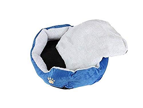 topdo redondo o oval en forma de cojín colchón cama para perro/gato animales cama Pet Cat Bed para gatos y perros pequeños suministros para animales 1pc Size 45 * 35 * 15 cm, polar, verde, 45*35*15cm