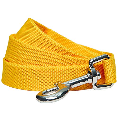 Umi. Essential Classic - Correa resistente para perros S, 150 x 1,5 cm, correas básicas para perros (amarillo)