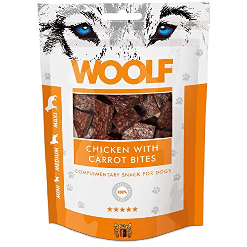 WOOLF Gallina con zanahorias – Snack para perros 100% Natural