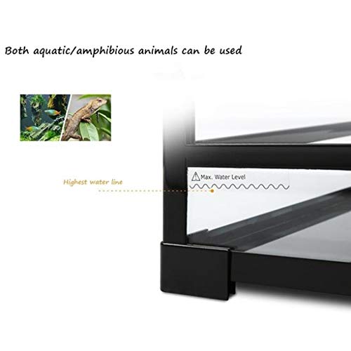 Xu-pet Selva arbóreo Reptil Box, Oficina de Vigilancia Tanque de exposiciones, Tienda de Animales for terrarios acuáticos, Vivarium 2020NEW (Size : 60 * 45 * 45CM)