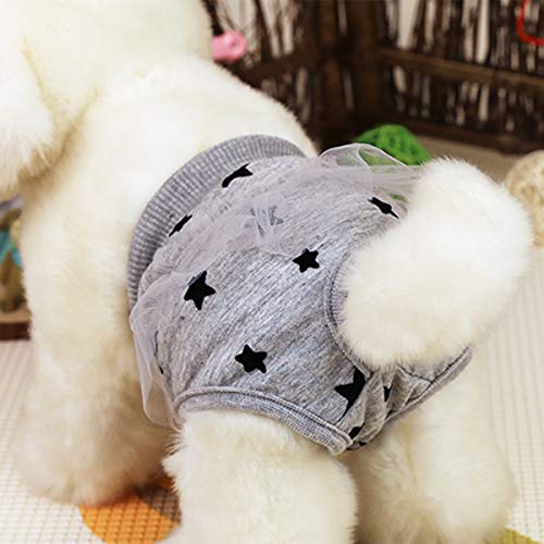 Balacoo Pantalón Sanitaria para Perros Mascotas Bragas para Perros en Celo Pañales Lavables y Reutilizables para Perros Cachorros