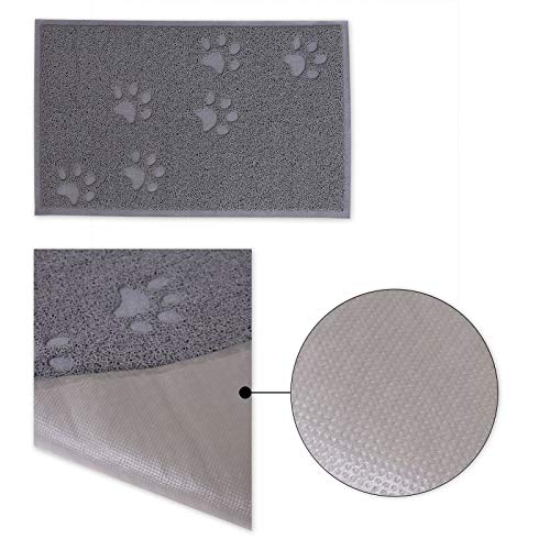 Dibea CM00340 - Alfombra para baño de Gatos, PVC, 33 x 45 cm, Alfombra de Arena para Gatos Que atrapa la Arena fácilmente, fácil de Limpiar, Esterilla para Gatos, Esterilla para Gatos