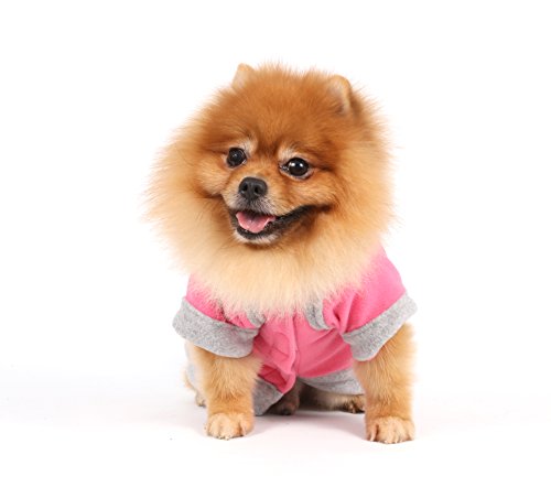 Doggy Dolly w059 Forro Polar Perros Chaqueta Tiger, Color Rosa