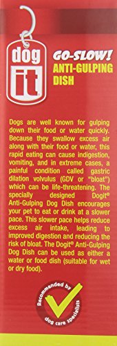 Dogit go-Slow Anti-Gulp Perro Cuenco