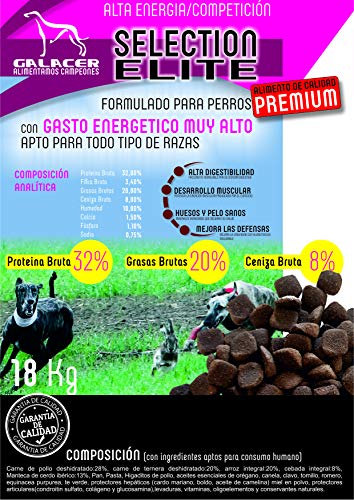 GALACER Pienso Premium para Perro Selection Elite 18Kg