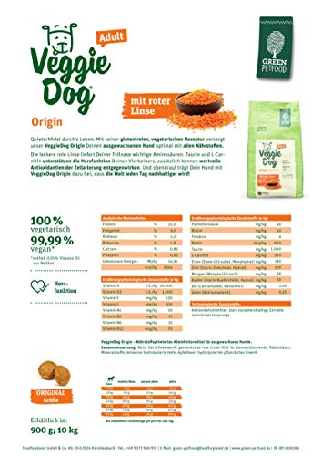 Green Petfood VeggieDog Origin Adult (1 x 10 kg)