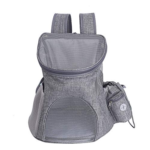 GZGZADMC - Mochila para Mascotas para Perros pequeños, Gatos, Conejos, Mascotas al Aire Libre, Bolsa de Viaje para Perros con Ventana de Malla para Caminar, sostiene Perros