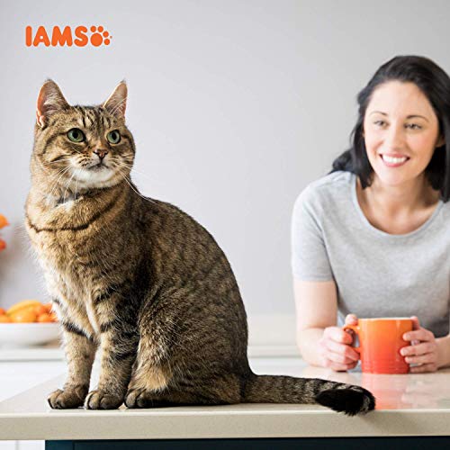 IAMS for Vitality Cat Food for Hairball Control with Fresh Chicken, 3 kg