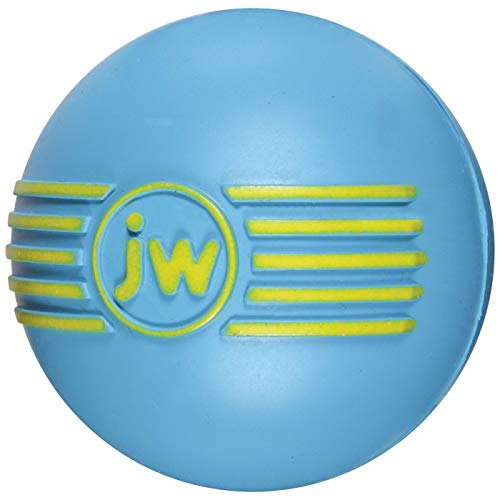 JW JW443030 Juguete Isqueak Ball Small, Pelota De Goma Gruesa para Perros, S