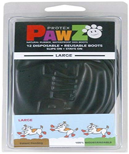 Kruuse Pet Pawz Botines P/Perro L 10,2Cm Negro 12U 100 G