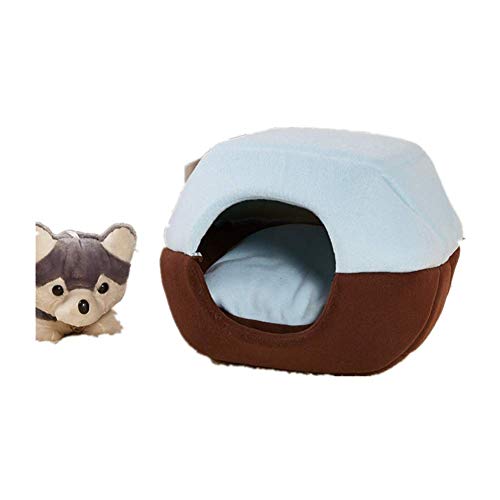 NTT Casa para Mascotas, Embalaje de vacío de Terciopelo Doble extraíble y Lavable, yurta para Mascotas, Tela de Goteo Impermeable, Suave, cómoda, no Tejida, en la Parte Inferior