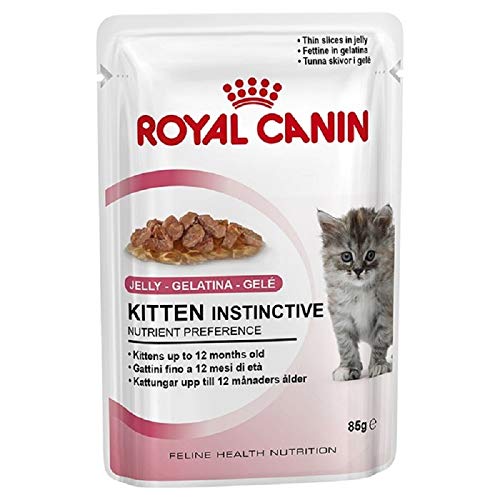 ROYAL CANIN Kitten Instinctive, Comida para Gatos - Paquete de 12 x 85 gr - Total: 1020 gr