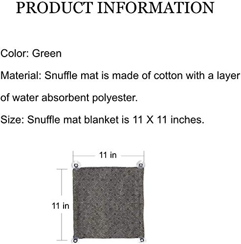 Snuffle Mat para Perros Alimentación Mental Estimulación Mat rompecabezas juguetes interactivos Alimentación lenta MAT Bite duradero algodón Tejido lavable a máquina antipatinaje Bottom ventosas