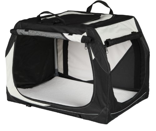 Trixie Jaula Nylon Plegable Coche, Vario, M, 76x48x51cm