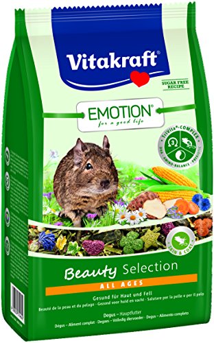 Vita Fuerza Solos Forro para degus, verduras, luzerne, flores trivita de Complex, Emotion Beauty Selection All Ages, 5 x 600g