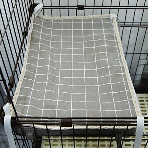 Yiqi Cama Perro Gato Ortopédica Colchón Perro Lavable Cuatro Estaciones Desenfundable Alfombrillas para Mascotas para Calidez y Disipación de Calor (Estilo 2, 50 * 70cm)