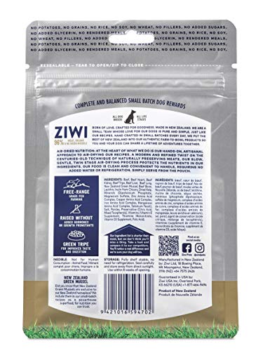 Ziwi Peak Premios para Perro, Sabor Ternera - 85 gr