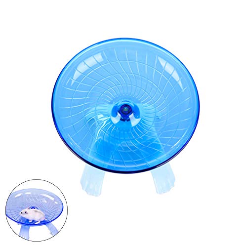 1pcs Rueda Del Hámster Del Vuelo De La Rueda De Platillo Ejecución De Plástico Pequeño Disco Confort Animal Rueda De Ejercicio Juguete Silencioso Spinner Juguetes Para Los Pequeños Animales Domésticos