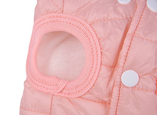 Abrigo Perro Invierno Ropa Chaqueta con Capucha - ryosuke frshio - Invierno Cálido Acolchado Engrosamiento Chaleco Disfraces para Mascotas