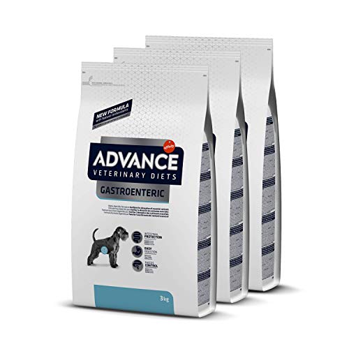 Advance Veterinary Diets Gastroenteric - Pienso para Perros con Problemas Gastrointestinales - Pack De 3 X 3 - Total 9 Kg