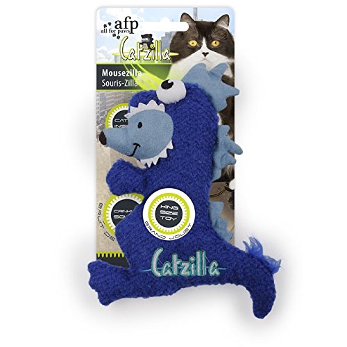 All for Paws Catzilla Mousezilla - Juguete para Gato (19 cm)