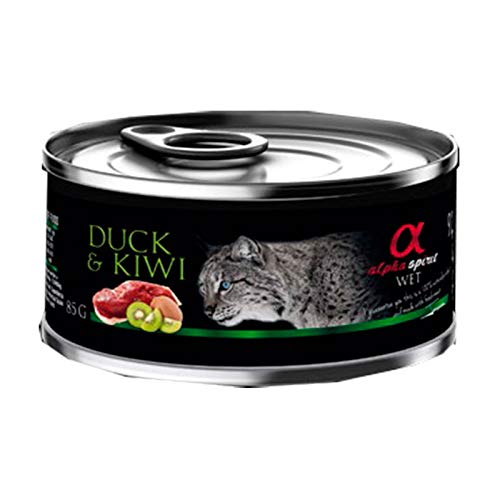 Alpha Spirit Feline Adult Pato Kiwi Lata 85Gr 85 g