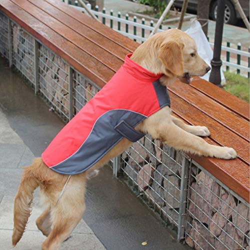 AMURAO Chaqueta Impermeable para Cachorros de Perro Chaleco abrigado para Invierno Ropa para Mascotas Oxford Ropa para Perros pequeños medianos Grandes