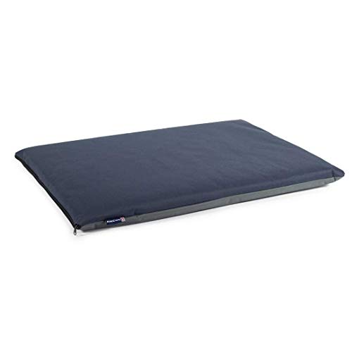 Ancol - Cama Plana Impermeable para Perro, 61 x 46 cm, Color Azul y Gris