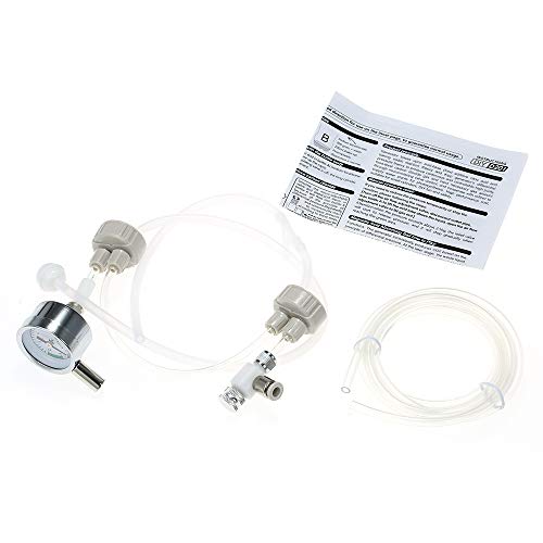 Anself - DIY Kit de sistema de CO2 generador con presión aire medidor flujo ajuste Vavle agua planta acuario accesorio necesidad