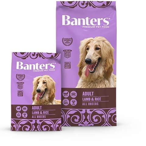 banters Adult Lamb & Rice 15 kg