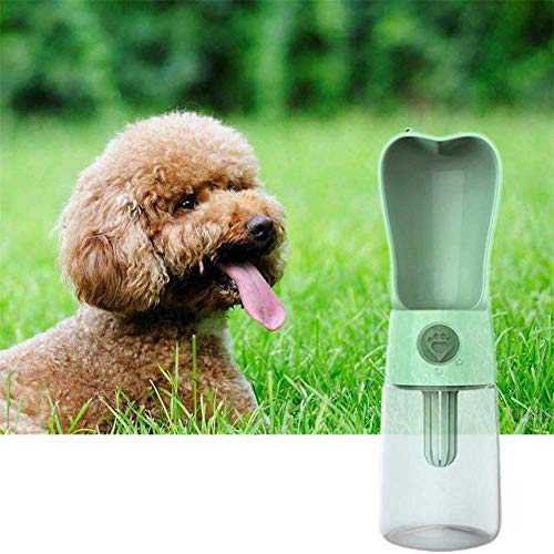 Botella De Agua Para Perros Botellas Para Beber Para Perros Dispensador De Agua Para Viajes Al Aire Libre Para Mascotas Accesorios Para Viajes Para Perros Botella De Agua Potable Para Perros Verde