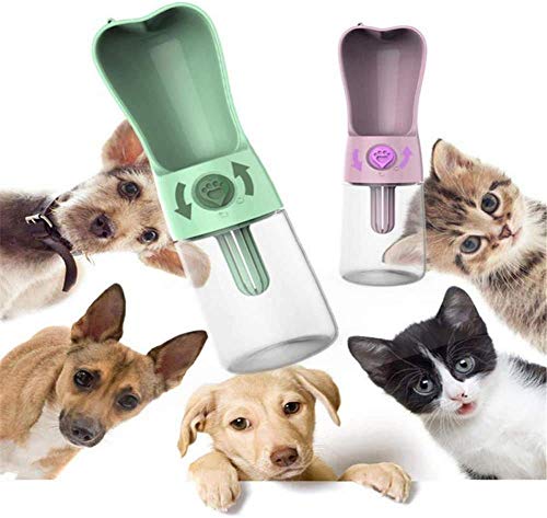 Botella De Agua Para Perros Botellas Para Beber Para Perros Dispensador De Agua Para Viajes Al Aire Libre Para Mascotas Accesorios Para Viajes Para Perros Botella De Agua Potable Para Perros Verde