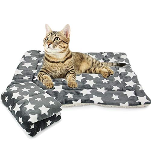 BPS Manta Cama Portatil para Perros Gatos Colchón Sofá Almohada Mascotas Suave Tamaños S/M/L a Elegir Color al Azar (S, 50 x 70 cm Manta Mascotas) BPS-1657