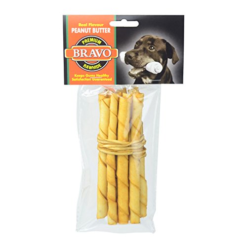 Bravo 0742174143557 - Palito Twist Mantequilla de Cacahuete 5` Pack 10 Unidades - 10 Unidad