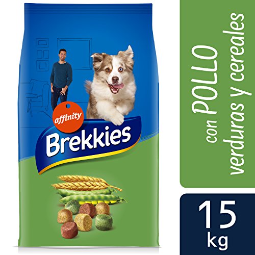 Brekkies Pienso para Perros con Pollo y Cereales - 15000 gr