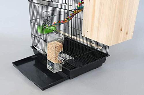 Casa del animal doméstico del hierro labrado Birdcages, Propiedad Tipo de metal loro Jaulas de ventana de visualización Jaulas for la tienda de animales, centro comercial, jaula de la sala de estar (C