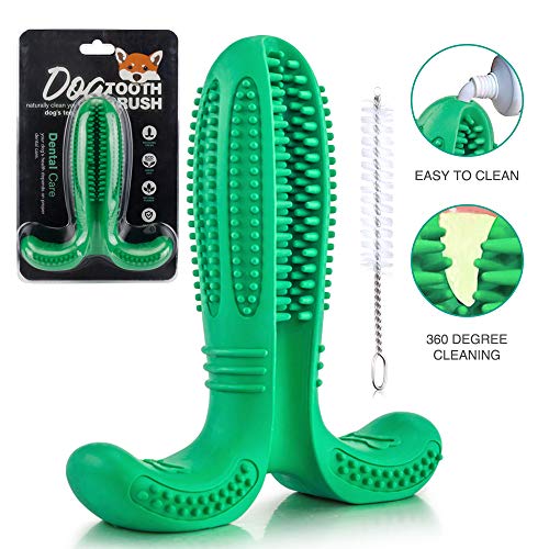 Cepillo de dientes para perros, juguete para masticar cachorros indestructibles, cepillo de limpieza para dientes, cuidado dental efectivo para cachorros, cepillo de dientes para perros no tóxico