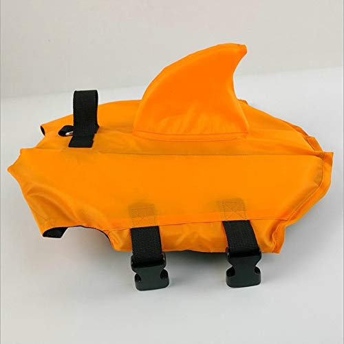 Chaleco salvavidas de verano para perro, chaleco salvavidas con aleta de tiburón, chaleco flotante para mascota con correas ajustables, ropa francesa bulldog Fin chaqueta para jugar en el mar