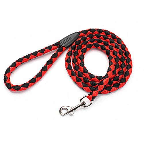 Correa 1,5M Durable correa del perro de nylon for mascotas Caminar Formación plomo Ejecución de la cuerda for potenciales Pequeña Mediana Grande toro perros Pit Bulldog 4 colores, azul, 150 cm de long