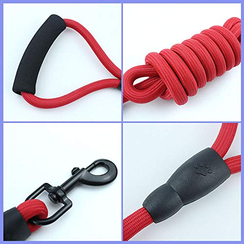 Correas De Adiestramiento Caninas Colorido Rainbow Pet Dogs Correas Cuerda De Tracción De Nylon De Doble Hebra Para Arneses Cinturón De Entrenamiento Para Cachorros Cables Para Caminar Para Perro