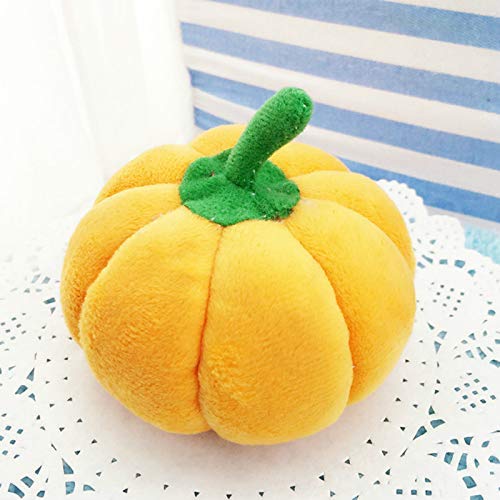 danyangshop Juguete De Peluche 1Pc Nueva Forma De Calabaza Juguete para Perro Lovely Dog Puppy Chew Squeaker Plush Sound Toy Soft Puppy Chew Toy Limpieza De Dientes Suministro