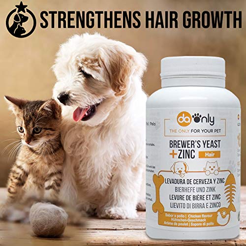 DAONLY Pack Ahorro 1 Antiinflamatorio + 1 Levadura Cerveza Sabor a Pollo para Perros y Gatos, Alternativa Natural a los medicamentos, Cuidado de Las articulaciones y Cuidado del Pelo de tu Mascota