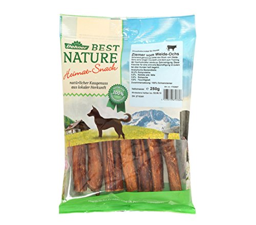 Dehner Best Nature Perros Snack, Buey ziemer, 250 g