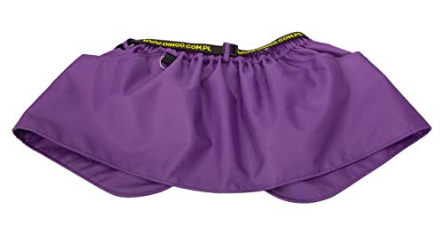 DINGO 16453 - Cinturón de Entrenamiento para Perro, para Entrenador de Agilidad, ayudante, Hecho a Mano en Estilo de Falda Deportiva, Muchos Bolsillos, Color Violeta